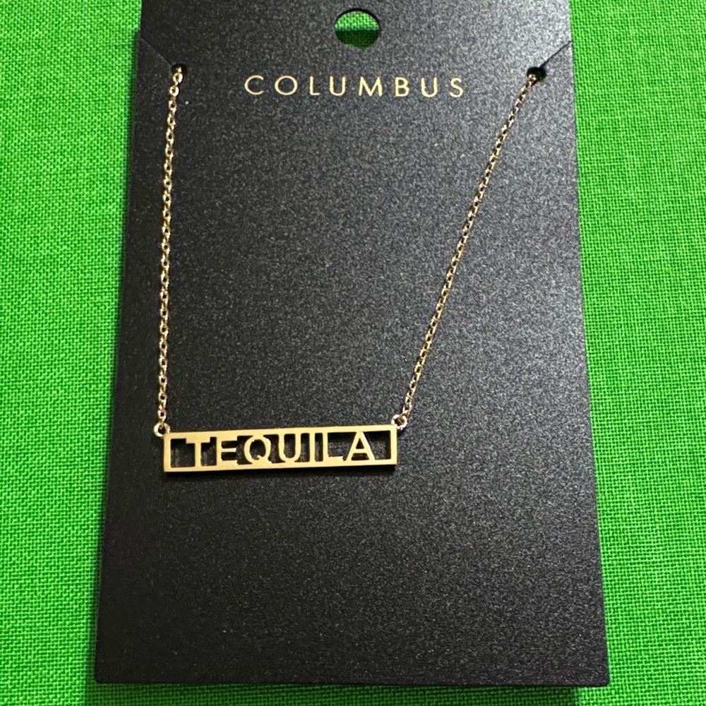 Gold 'Tequila' Statement Necklace